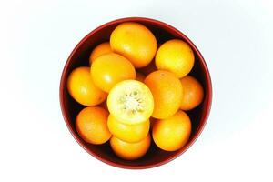 Kumquat ripe juicy photo