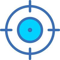 Illustration of Target or Aim Icon in Flat Style. vector