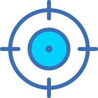 Illustration of Target or Aim Icon in Flat Style. vector