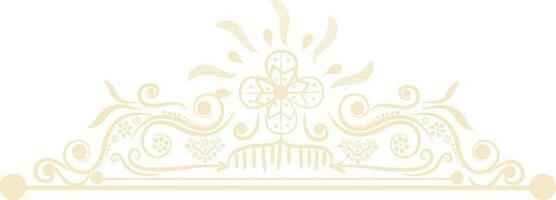 Ornament design pattern for border or frame. vector