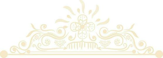 Ornament design pattern for border or frame. vector