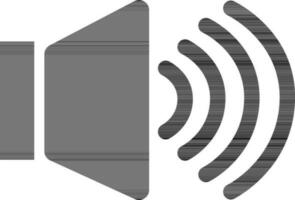 audio altavoz volumen firmar o símbolo. vector