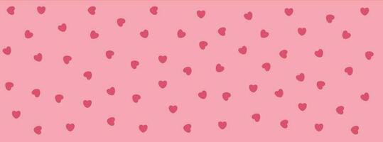 Seamless heart pattern abstract background. vector