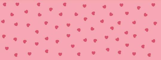 Seamless heart pattern abstract background. vector