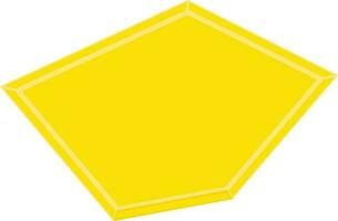 Yellow sticker, tag or label design. vector