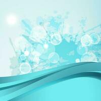 Abstract background made with sky blue color. vector