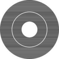 negro discos compactos en blanco antecedentes. vector