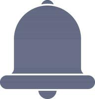 Isolated Bell Icon in Blue Color. vector