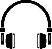 Isolated Headphone Icon In Flat Style. vector