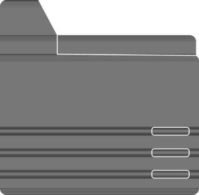 Black file folder.