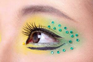 Asian Woman Fashion Makeup photo