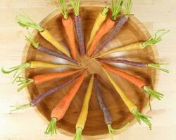 Colorful Rainbow Carrot photo