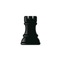 Rook chess icon isolated on white background vector