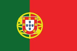 Flag of Portugal.National flag of Portugal vector