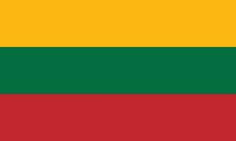 Flag of Lithuania.National flag of Lithuania vector