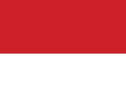 Flag of Monaco.National flag of Monaco vector