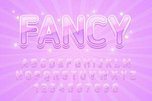 decorative fancy editable text effect vector design