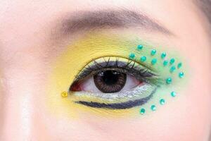 Asian Woman Fashion Makeup photo