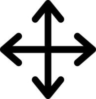 Illustration of versatile cursor flat icon. vector