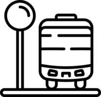 Luggage weight icon in flat style. vector