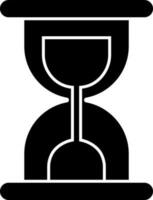 Hourglass icon in flat style. vector