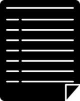 List icon or symbol. vector