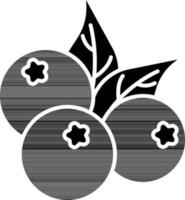 Lingonberry Icon In Glyph Style. vector