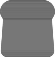 Bread Icon In Black Color. vector