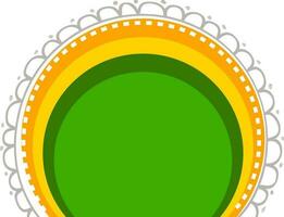 Rounded shape Frame design. vector