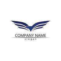 Black wing logo symbol for a professional designer vector