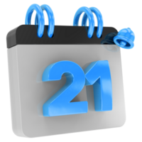 kalender 3d geven png