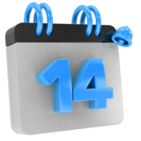 kalender 3d geven png