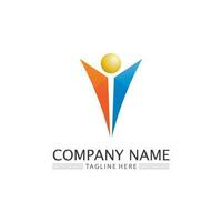 People logo, Team, Succes people work, Group and Community, Group Company and Business logo vector and design Care, Family icon Succes logo