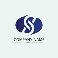 Business corporate S letter logo vector