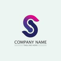Business corporate S letter logo vector