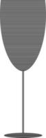 Black cocktail glass. vector