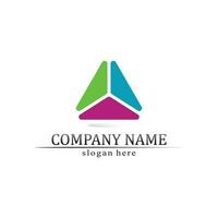 triangle pyramid logo design and vector symbol egyptian and logo business