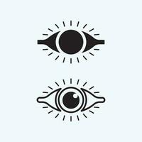 Eye Care vector logo design