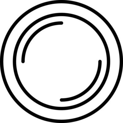 Vector Illustration of Coin Icon In Flat Style.