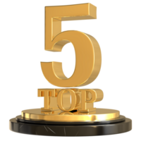 top 5 3d goud png