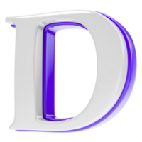 font 3d render png