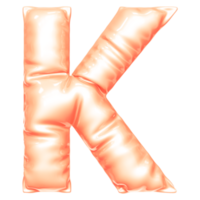 Fonte k 3d render png