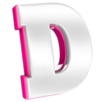 lettre 3d rendre png