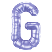 G Font 3D Render png