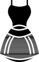 Isolated Frock Icon in Flat Style. vector