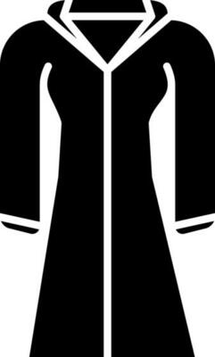 Isolated Long Coat Icon.