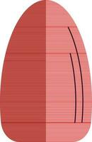 Human tongue icon in isolated with half shadow style. vector