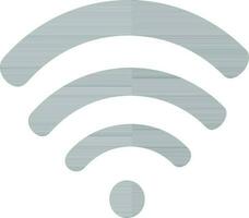 Flat illustration of wi-fi symbol or sign. vector