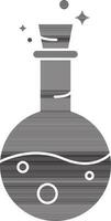 Potion Icon In Black And White Color. vector