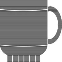 Isolated Cup Icon in Glyph Style. vector